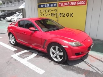 マツダ RX-8 フェンダー修理